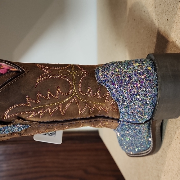 Smoky Mountain Boots Blue Glitter Ariel - Picture 2 of 2